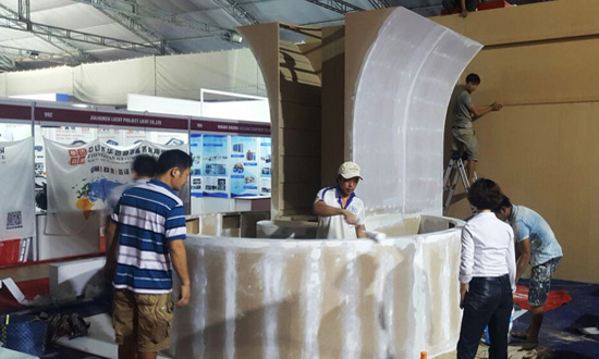 Commercial booth renovation Ho Chi Minh